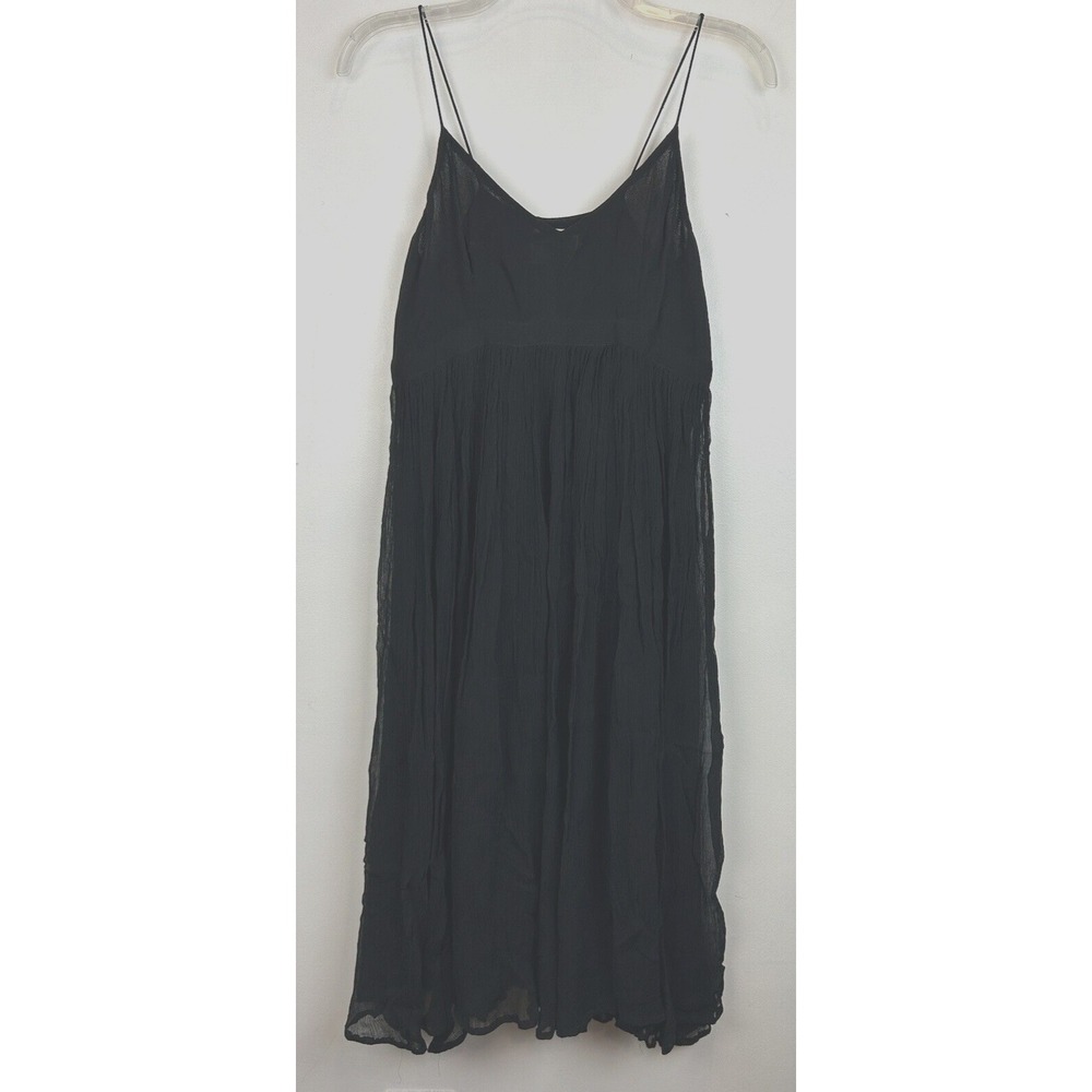 HD In Paris Babaydoll Dress Womens 2 Black Midi Whimsigoth Slip Grunge Witchy